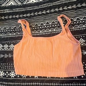 peach crop top